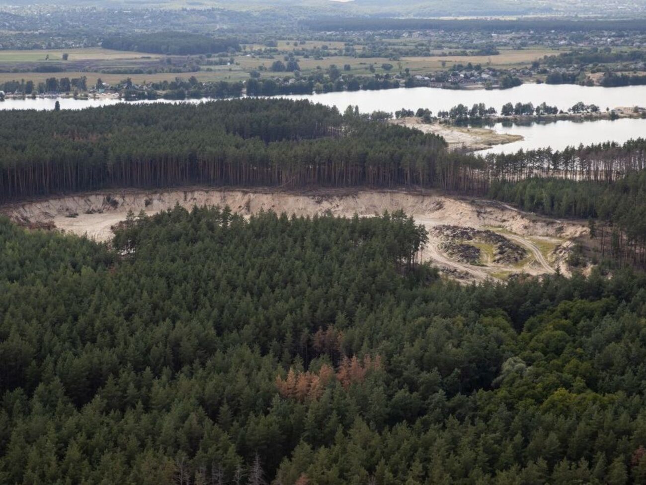 О Гутянском лесхозе речь шла во время посещения президентом Харьковской области в июле