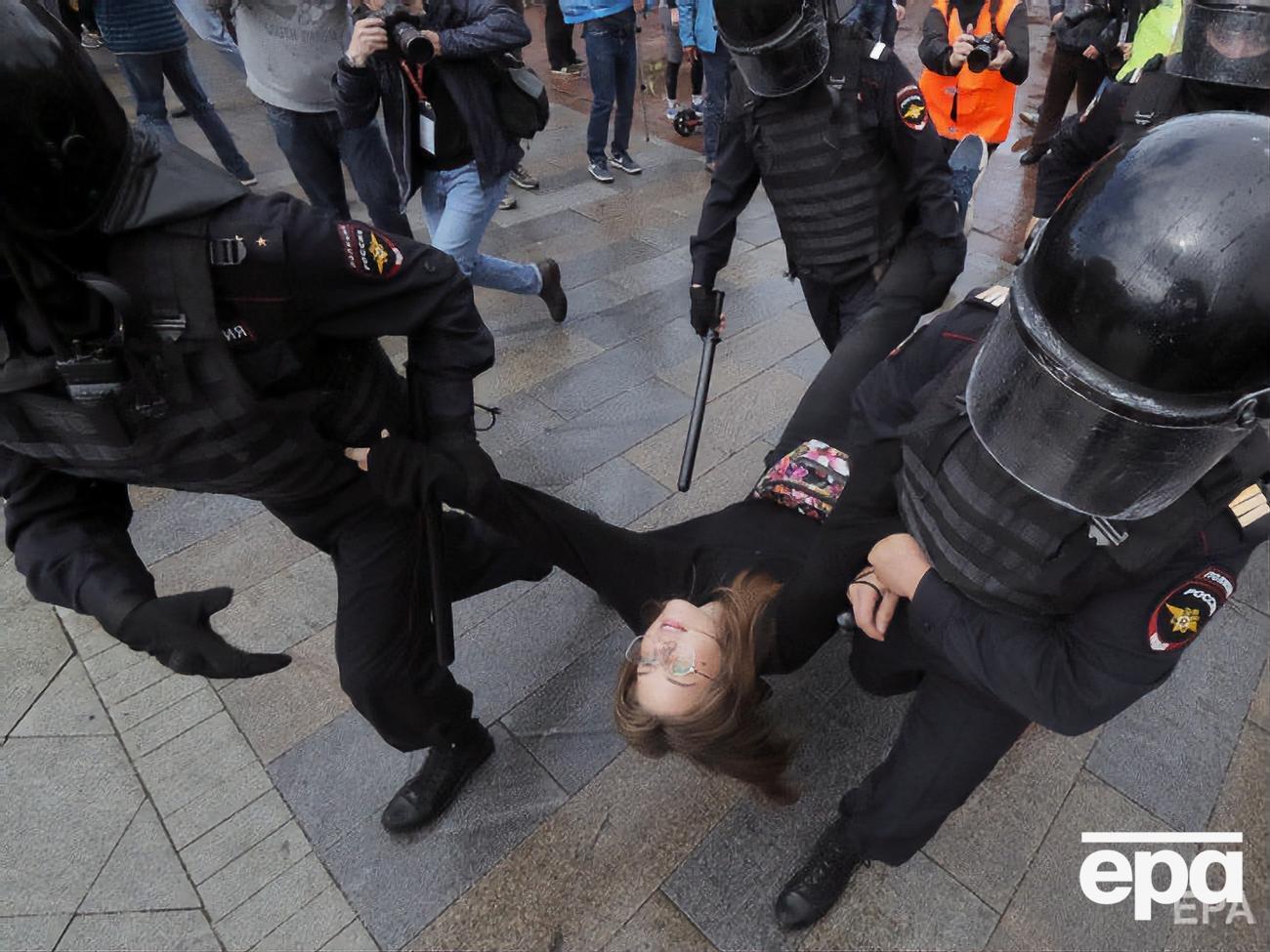 3 серпня поліція затримала щонайменше 600 учасників протесту в Москві