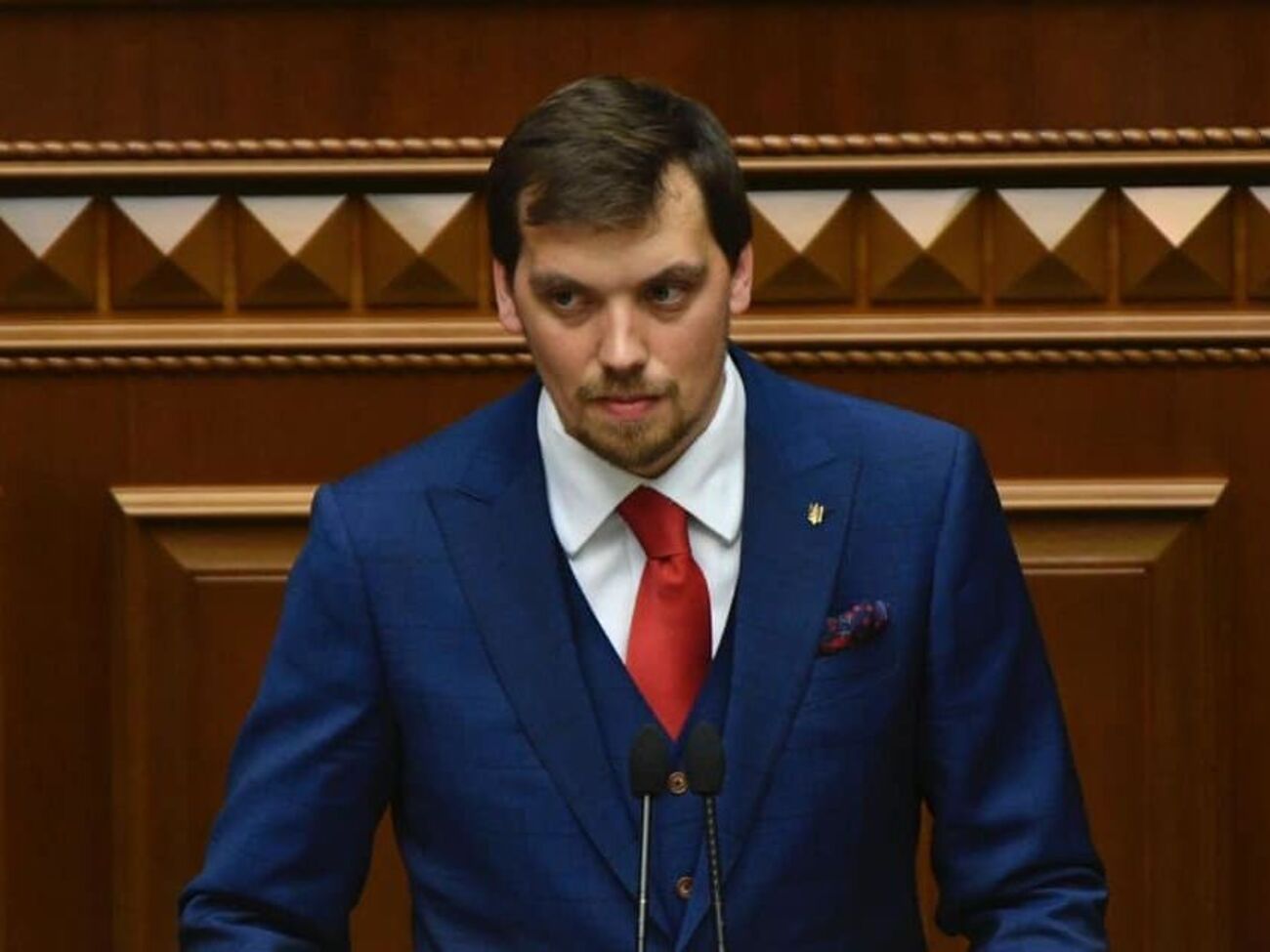 Гончарук пообщался с журналистами 30 августа