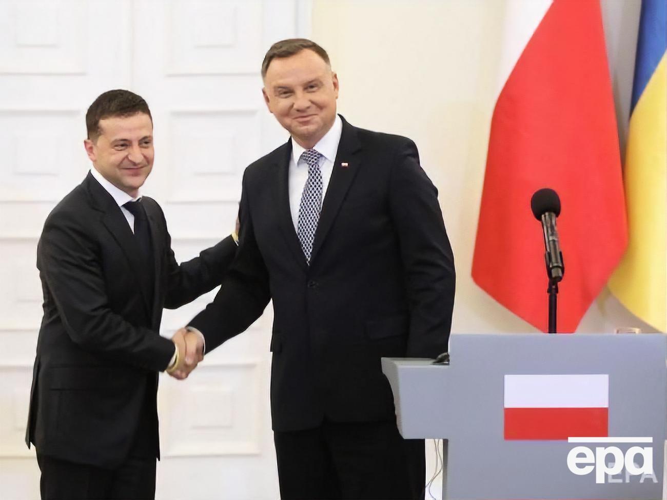 Зеленский:&nbsp;Я предложил президенту Дуде построить на границе Украины и Польши общий мемориал примирения