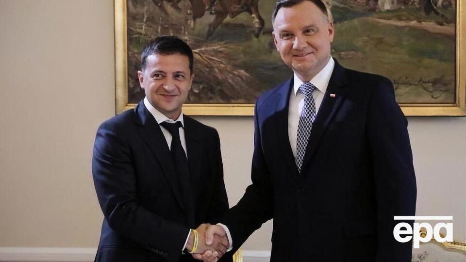 Дуда зустрів Зеленського у Варшаві