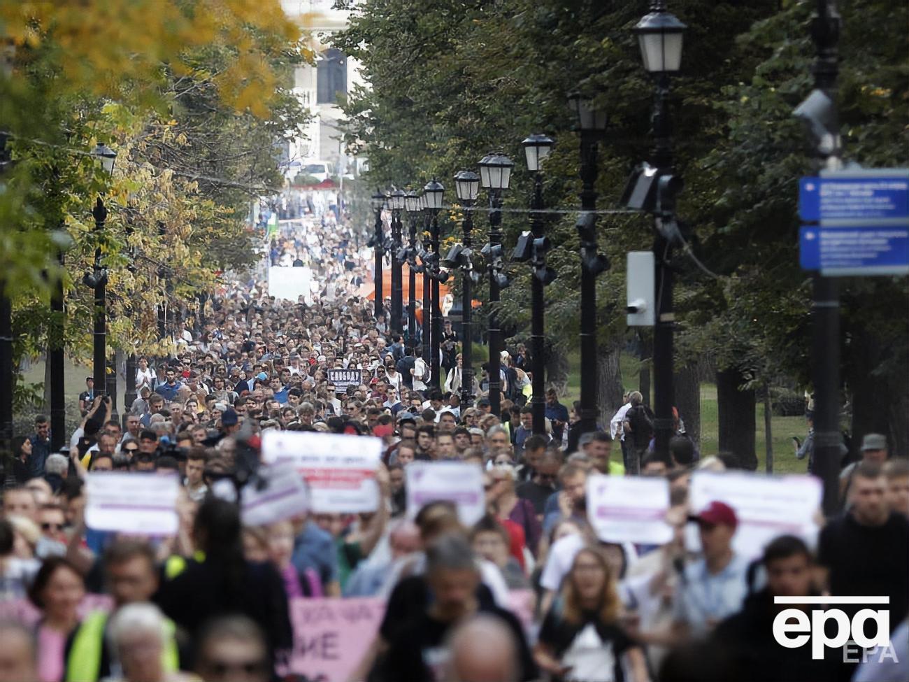 В Москве прошло масштабное шествие против политических репрессий. Фоторепортаж