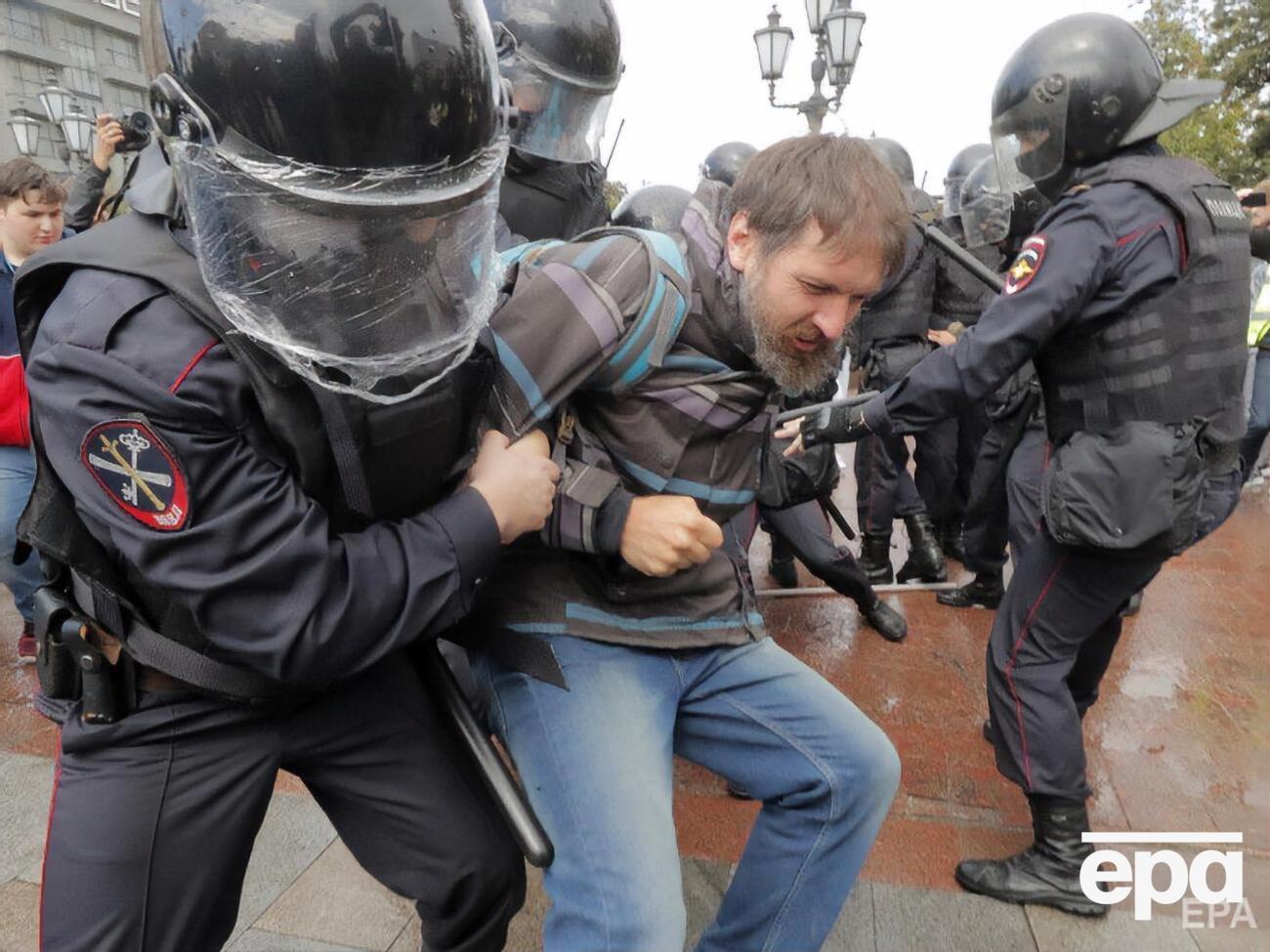 У столиці РФ протестували через недопуск кандидатів на вибори в міську думу