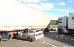 Авария произошла в городе Люботин Харьковской области