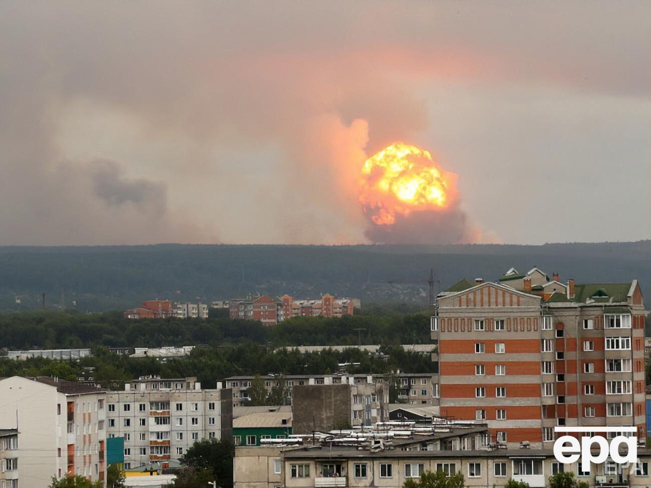 Взрывы начались 5 августа