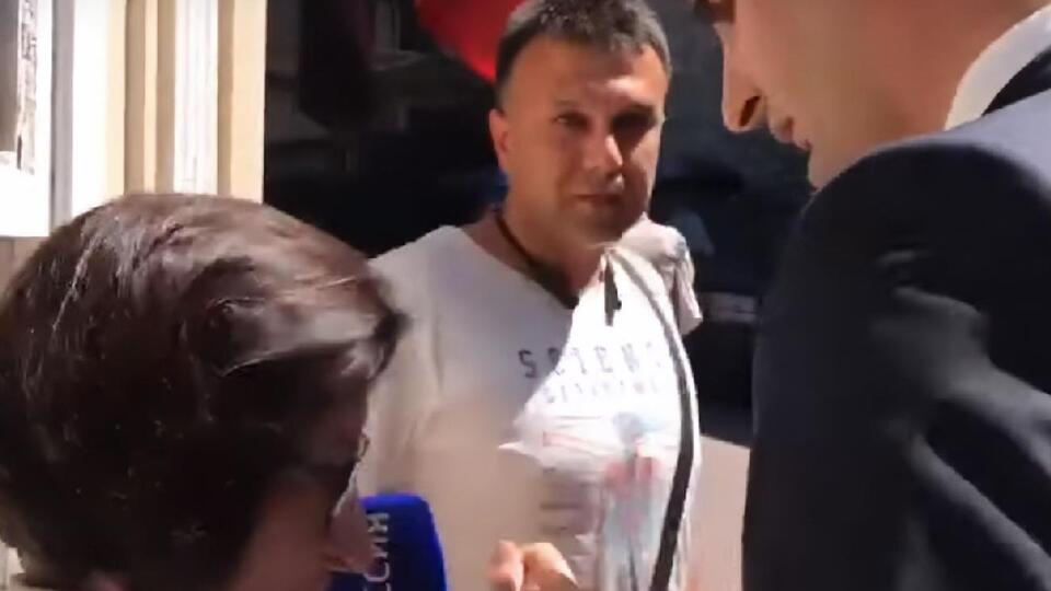 Інцидент стався під час візиту Зеленського до Варфоломія