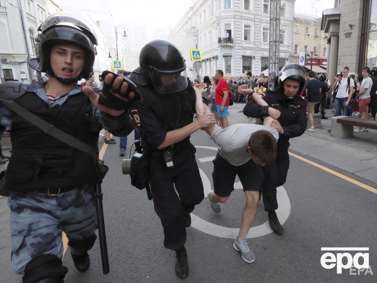 27 июля в Москве задержали более 1000 человек