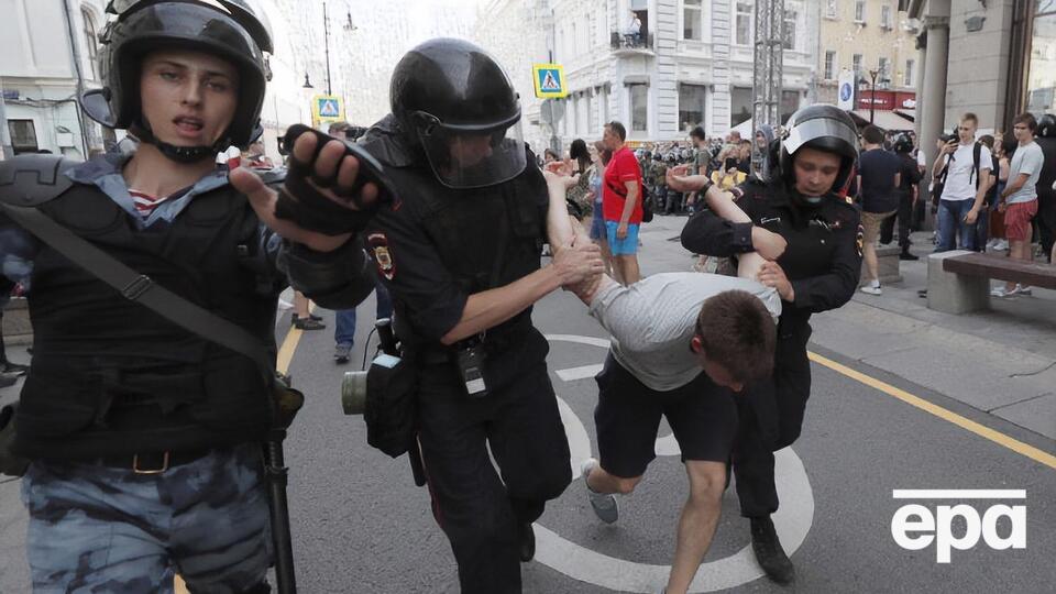 27 июля в Москве задержали более 1000 человек