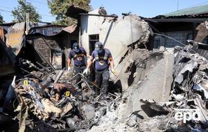 Самолет упал на территорию частного домовладения