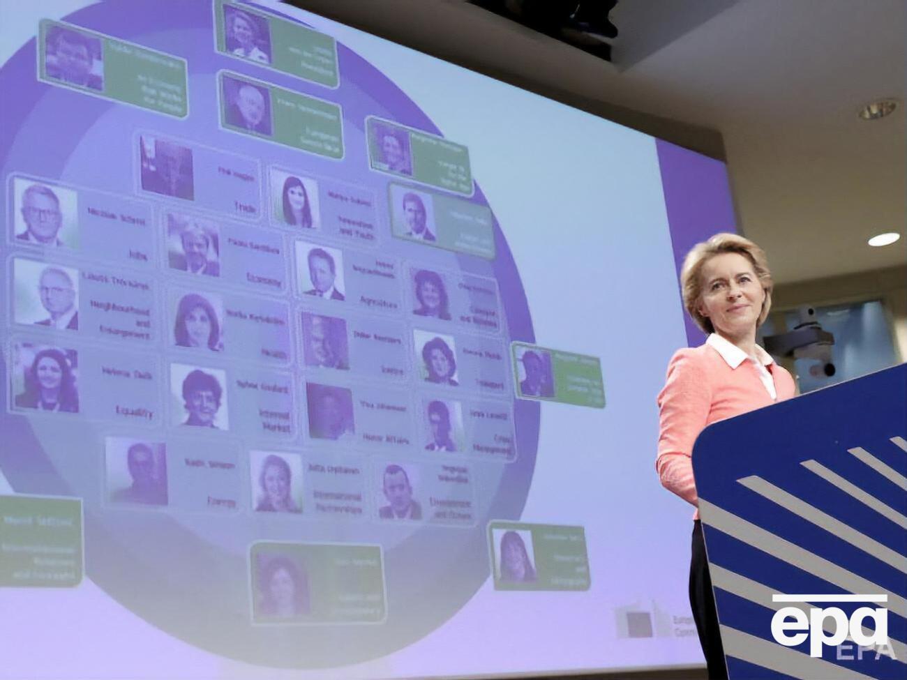 Фон дер Ляйен представила свою команду