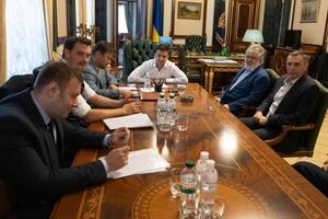 Встреча прошла в Офисе президента