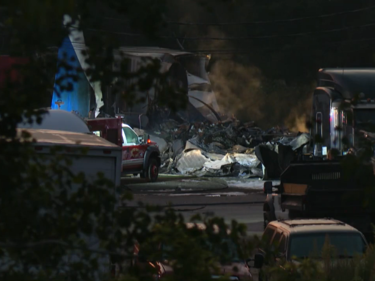 Літак загорівся після падіння