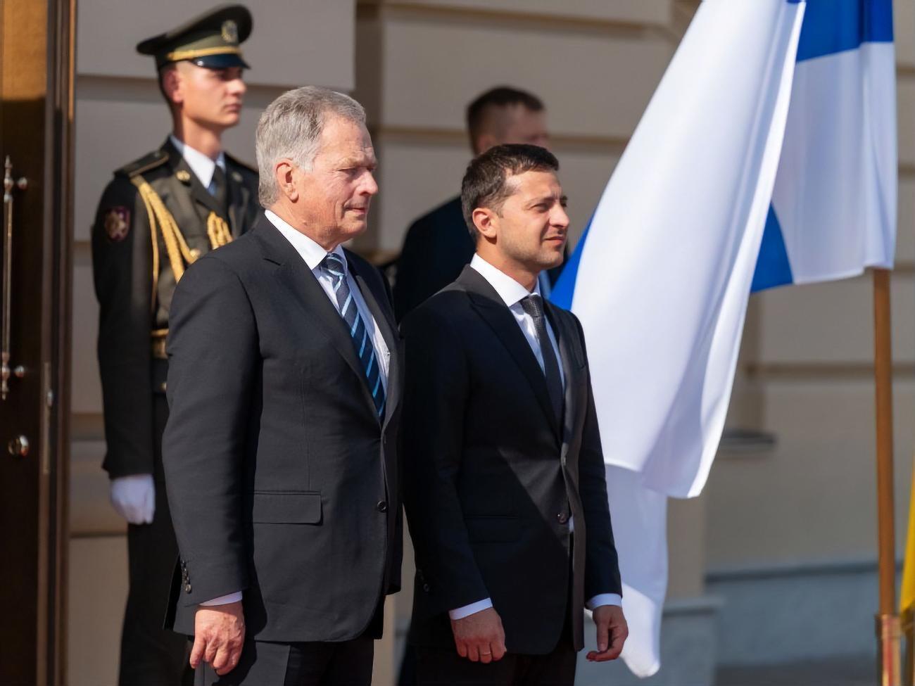12 сентября Зеленский встретился с президентом Финляндии Саули Нийнисте