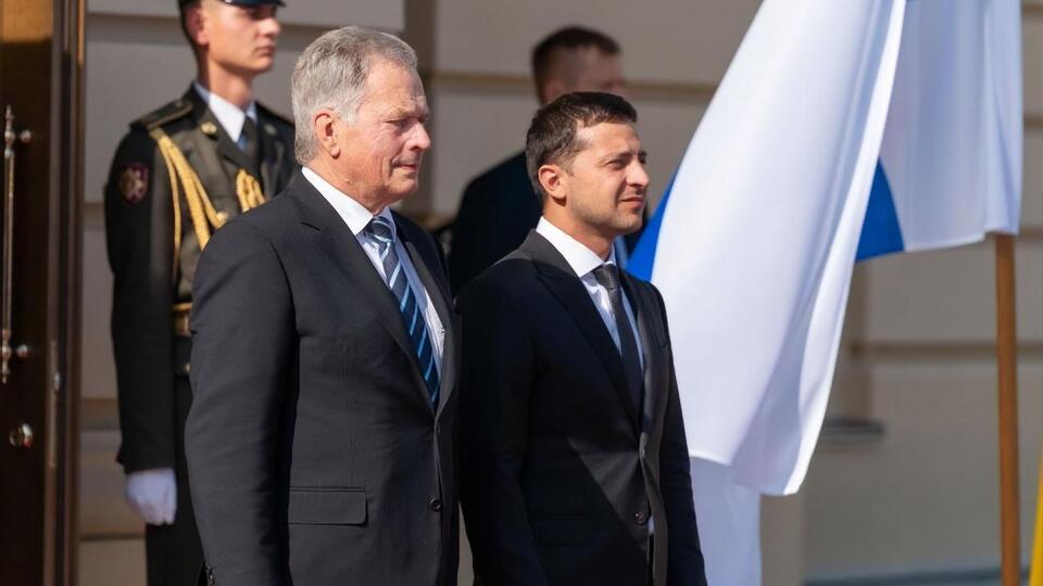 12 сентября Зеленский встретился с президентом Финляндии Саули Нийнисте