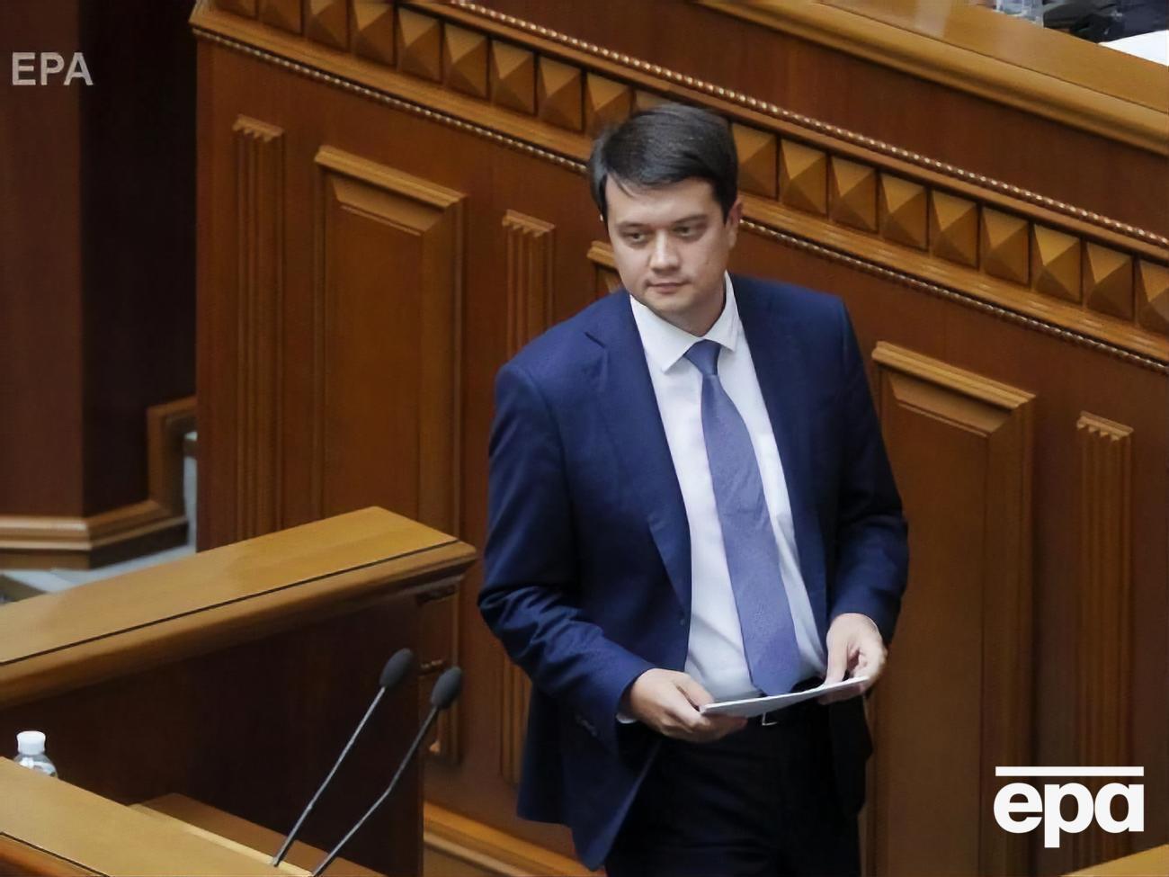 Разумков: Тщательная работа комитетов с предложениями народных депутатов будет напрямую влиять на качество законов