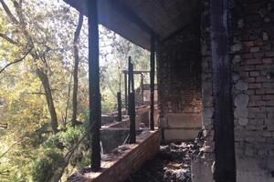 Будинок Гонтаревої згорів у ніч на 17 вересня