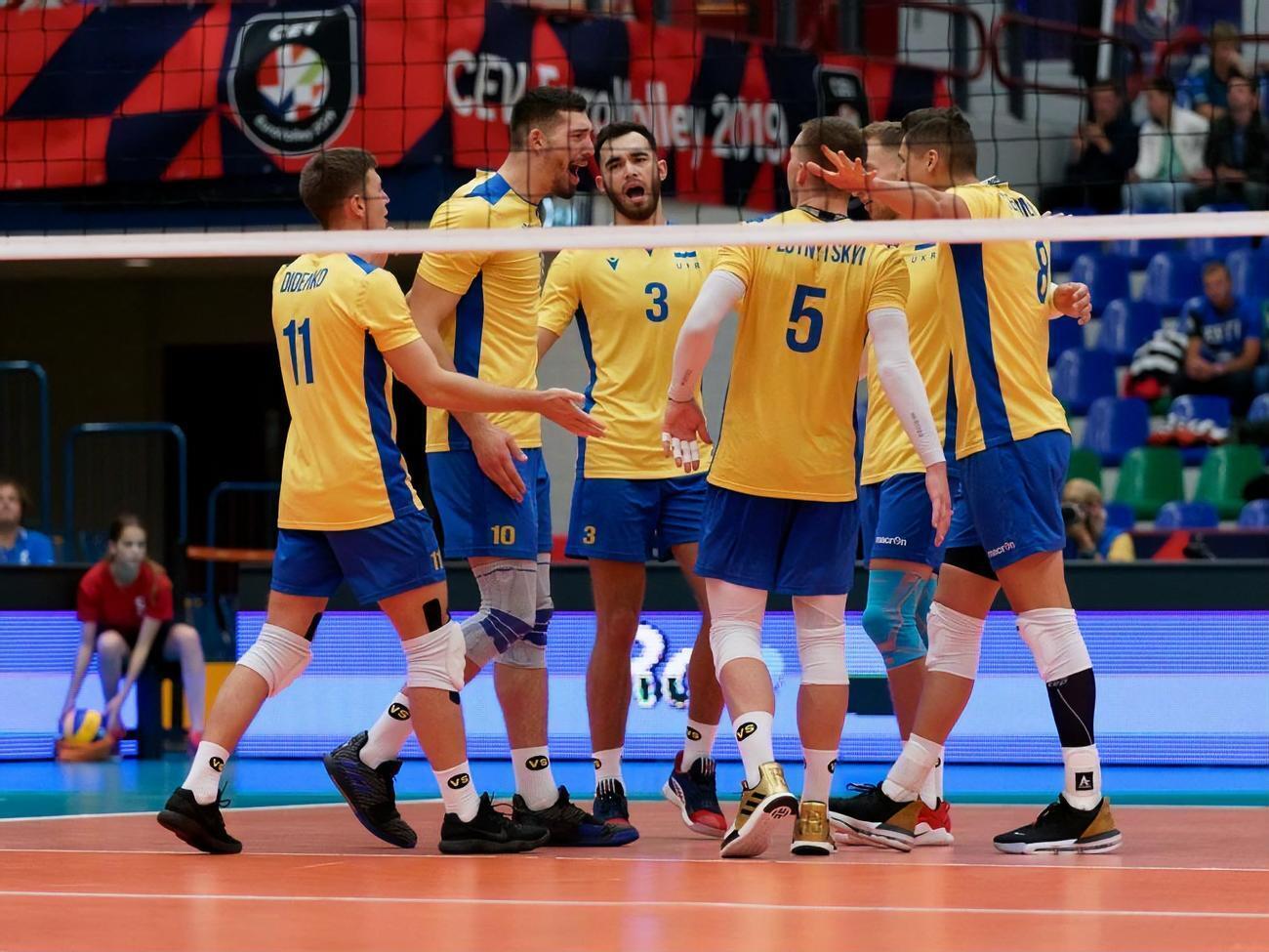 Мужская сборная Украины по волейболу вышла в плей-офф чемпионата Европы