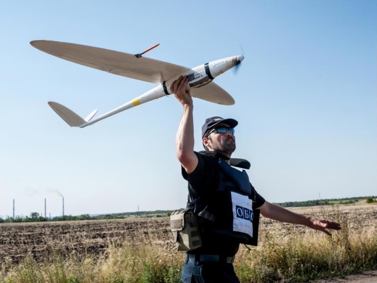 Мины обнаружил беспилотник ОБСЕ