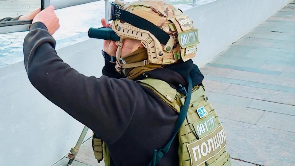 18 вересня на мосту Метро в Києві проводили спецоперацію