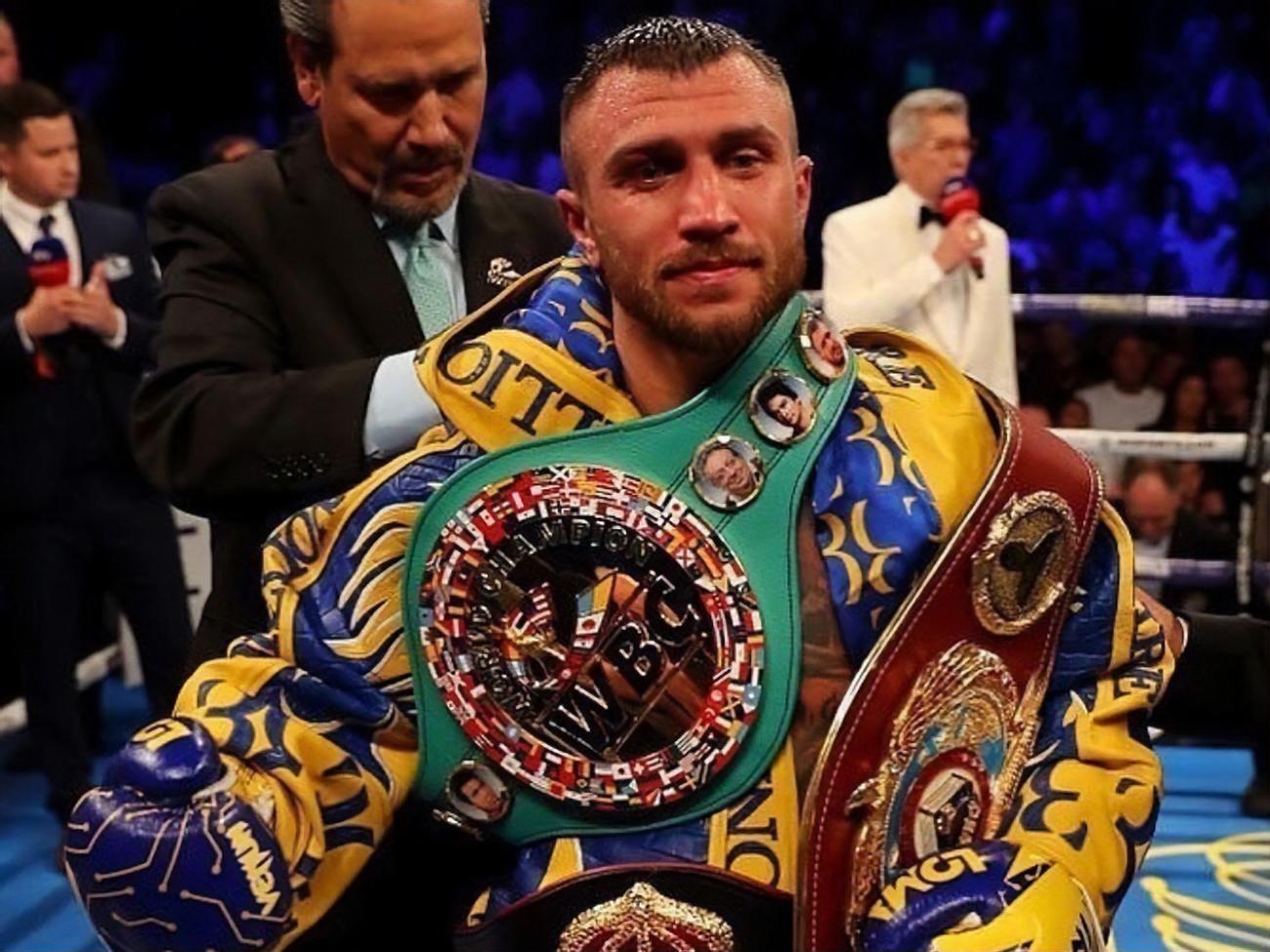 Ломаченко є володарем чотирьох чемпіонських поясів