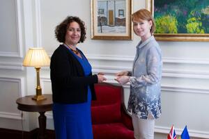 Сіммонс передала Зеркаль копії вірчих грамот