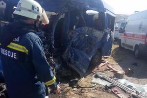 21 вересня в Одеській області зіткнулися маршрутка і вантажівка