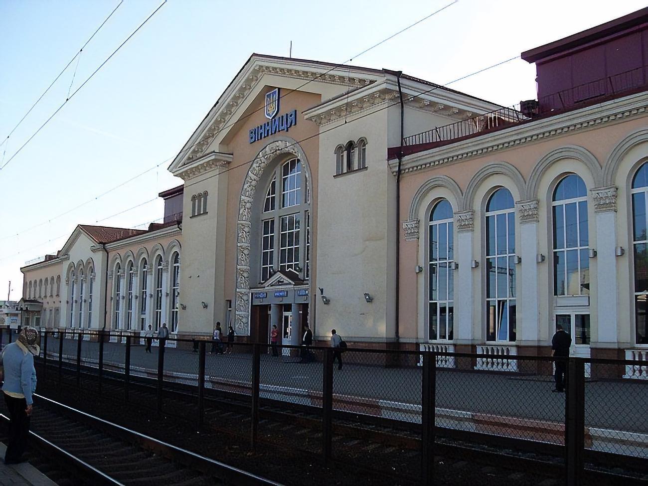 Поїзд загорівся на станції Вінниця