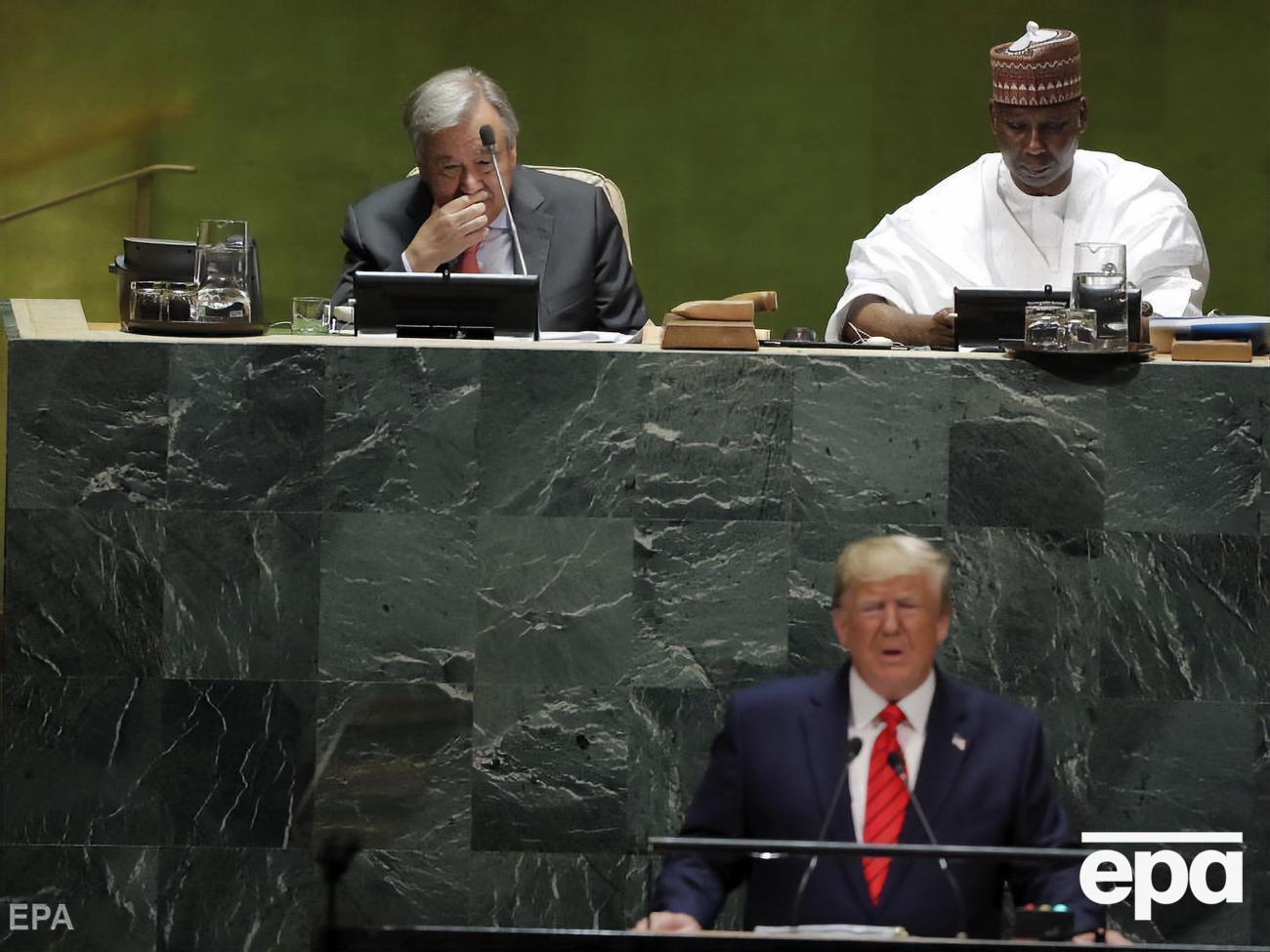 Трамп виступив на Генасамблеї ООН