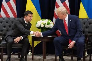 Зеленский впервые встретился с Трампом