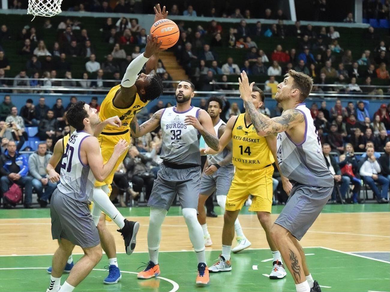 "Киев-Баскет" уступил "Бургосу" с разницей в три очка