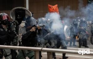 Полиция Гонконга использовала слезоточивый газ