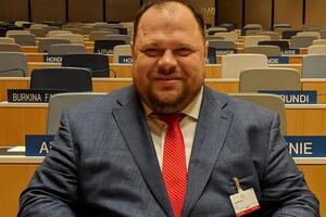 Стефанчук відповів на запитання журналістів у кулуарах Ради