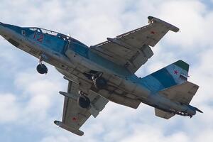 Штурмовик упал в безлюдном месте при выполнении планового учебно-тренировочного полета