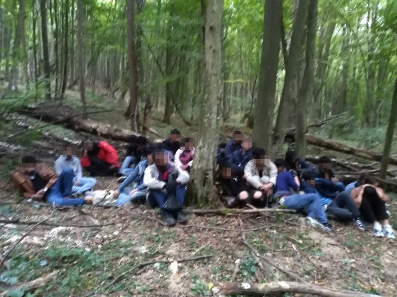 Группу нелегалов пограничники задержали утром 3 сентября