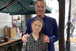 Шварценеггер запропонував Тунберг звертатися до нього в разі потреби