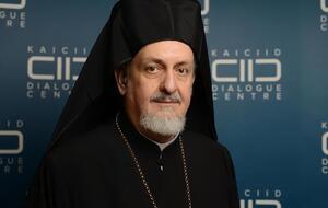 Митрополит Галльский Эммануил председательствовал на объединительном соборе 15 декабря 2018 года в Софийском соборе в Киеве, где была создана поместная Украинская православная церковь