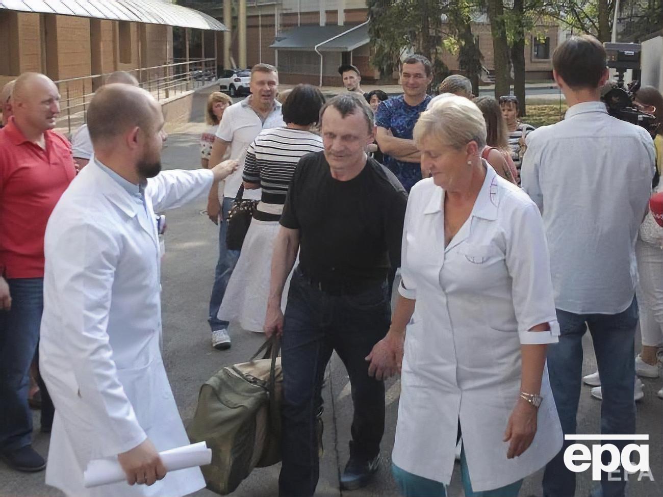 Карпюк вместе с другими освобожденными украинцами вернулся в Украину 7 сентября