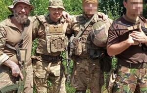 Гержан (крайній ліворуч) був учасником операції із затримання Цемаха. Поруч із ним – Колодяжний