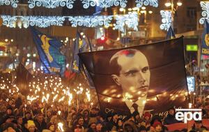 В Киеве прошло факельное шествие в честь Бандеры. Фоторепортаж