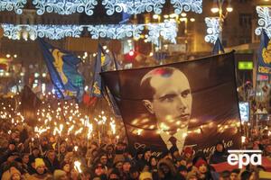 У Києві відбувся смолоскиповий хід на честь Бандери. Фоторепортаж