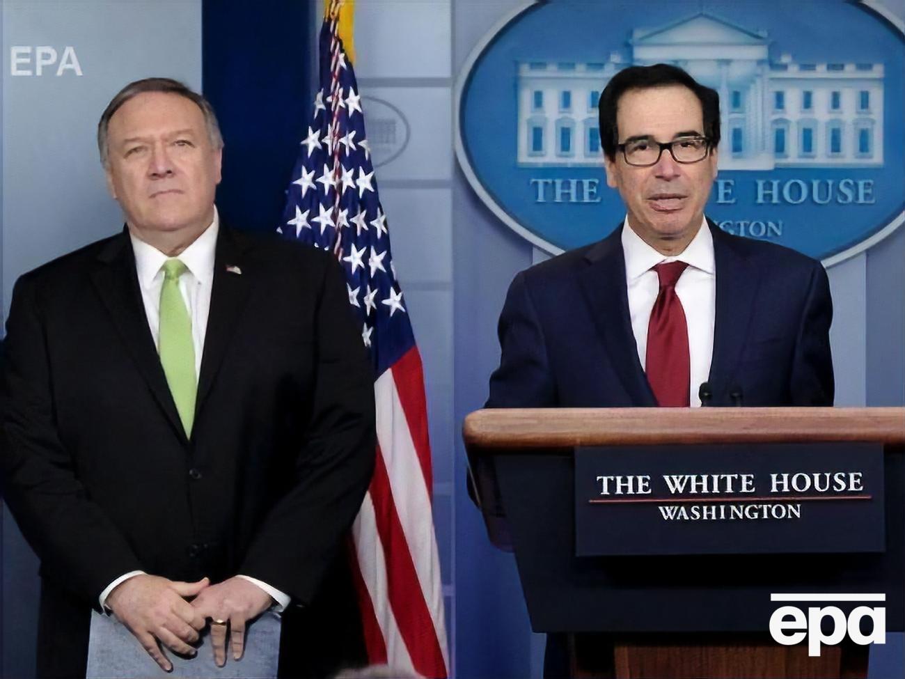 Помпео та Мнучин розповіли про нові санкції США проти Ірану