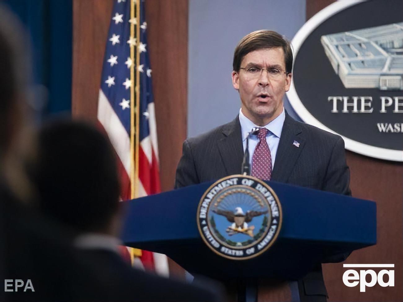 Эспер: Трамп сказал, что верит в это