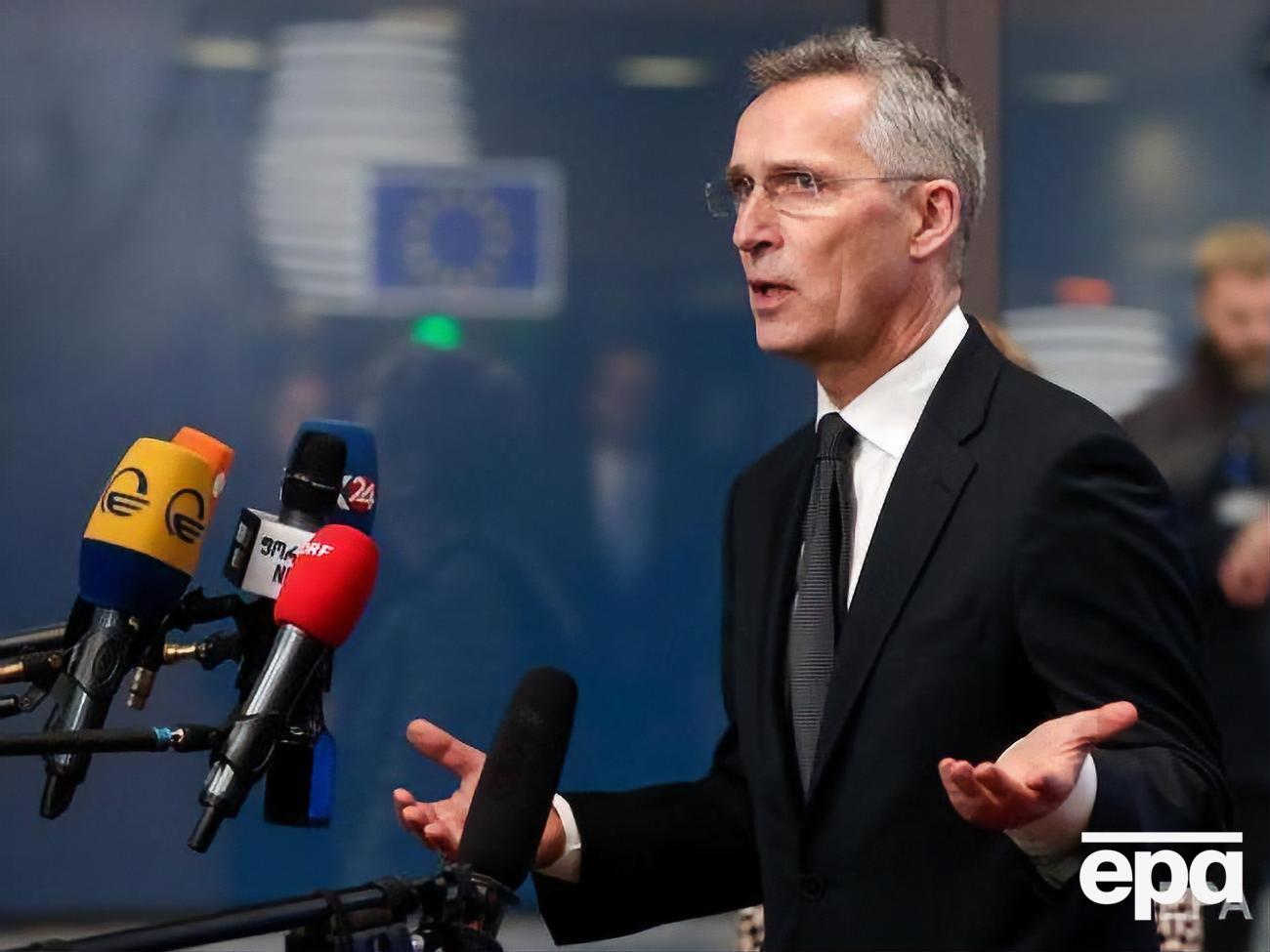 Столтенберг: Міністри оборони країн &ndash; членів НАТО вже погодили відповідні заходи