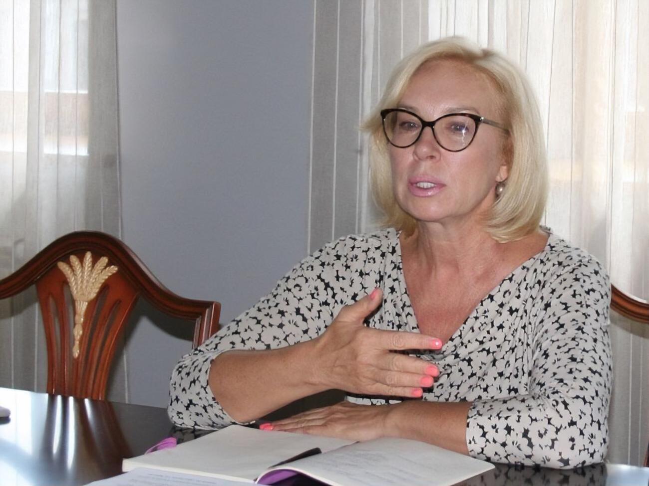 Денисова (на фото) сообщила, что обратилась по поводу Джеппарова к российской коллеге