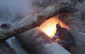 На месте аварии в Киеве работают бригады "Киевтеплоэнерго"