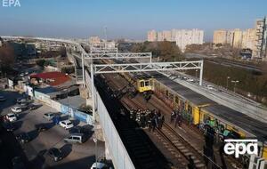 Поезда столкнулись недалеко от станции Piscinola