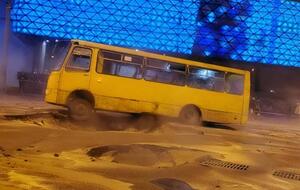 Вечером 13 января из-за прорыва трубы первый этаж Ocean Plaza затопило кипятком