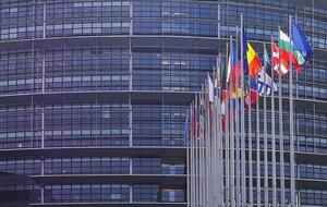 Мужчина пытался сжечь себя под зданием Европарламента