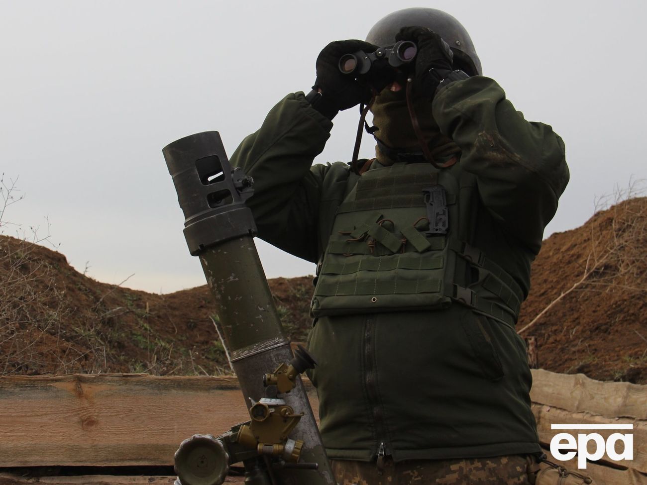 Військовослужбовець чергував на взводно-опорному пункті