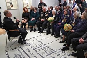 Зустріч Путіна з ветеранами відбулася у Санкт-Петербурзі